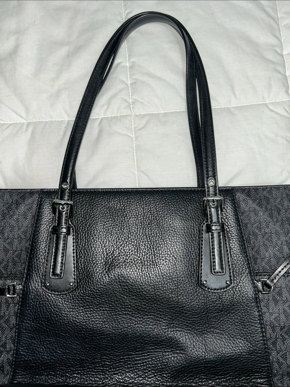 Michael Kors Black Zebra Tote Bag